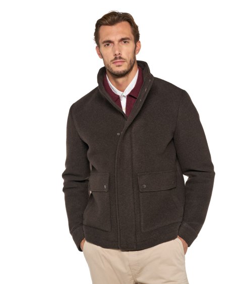 Geox coat with hood and buttons