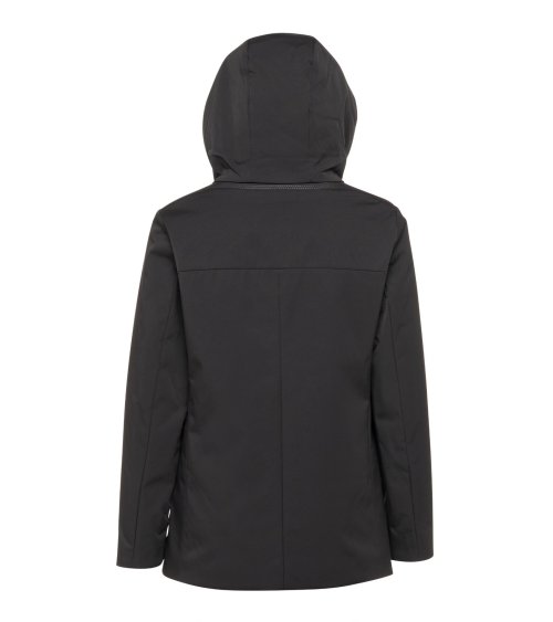 Cappotto Geox con cappuccio e zip frontale
