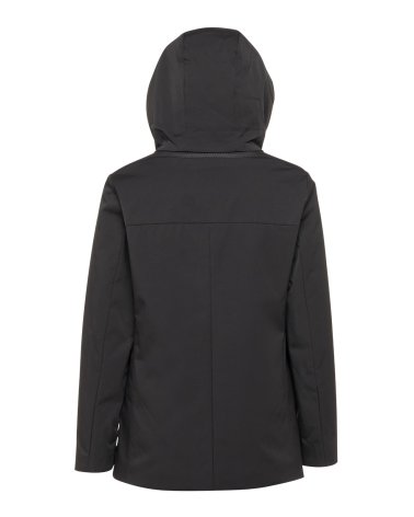 Manteau Geox avec capuche et fermeture éclair frontale