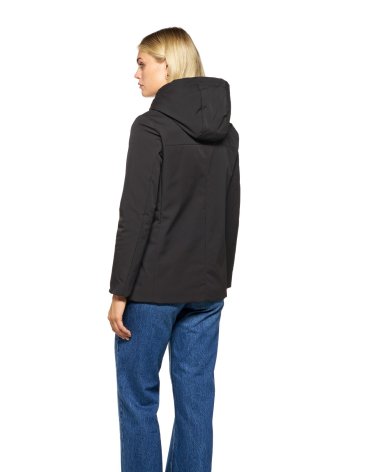 Cappotto Geox con cappuccio e zip frontale