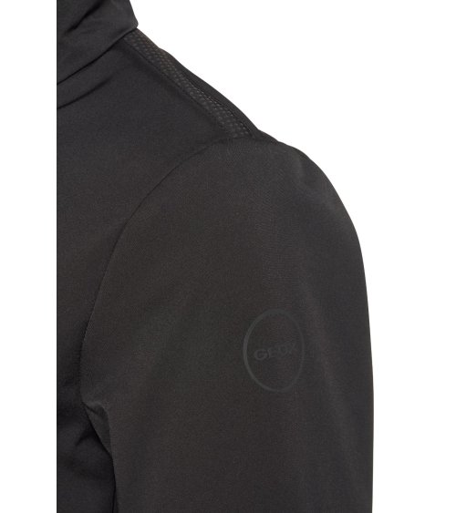 Cappotto Geox con cappuccio e zip frontale