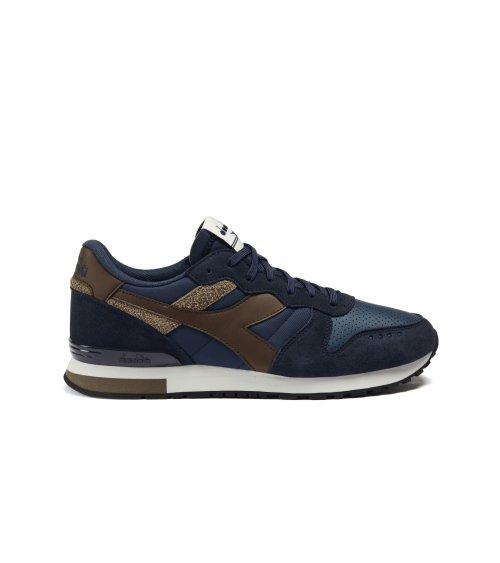 Sneakers alte Diadora in camoscio e tessuto