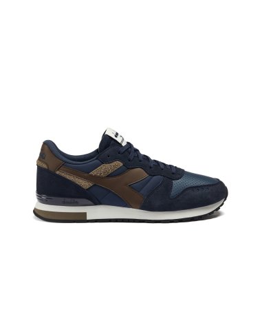 Sneakers alte Diadora in camoscio e tessuto