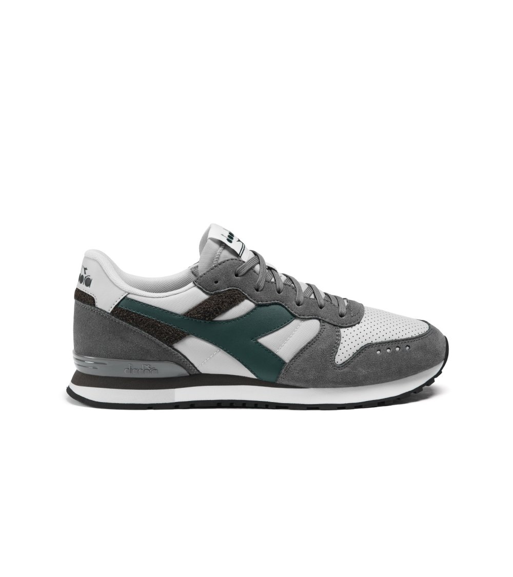 Baskets hautes Diadora en daim et tissu