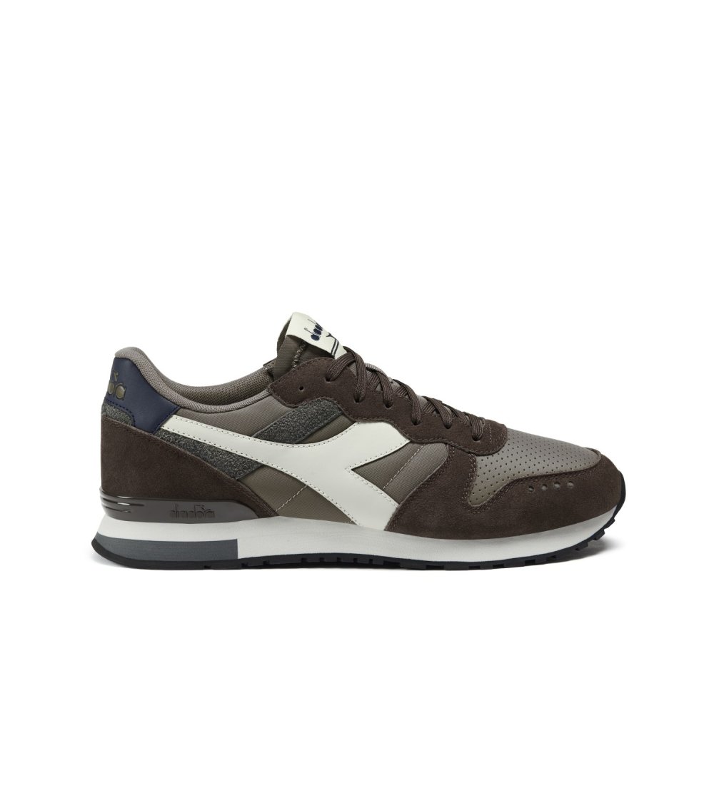 Baskets hautes Diadora en daim et tissu