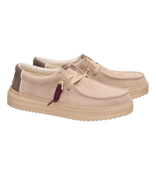 Hey Dude sneakers slip-on in camoscio