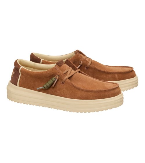 Hey Dude sneakers slip-on in camoscio