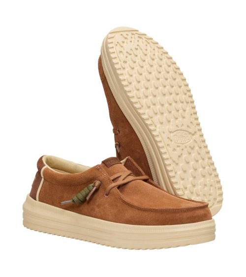 Hey Dude sneakers slip-on in camoscio