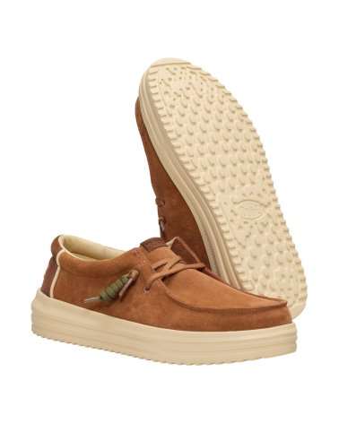 Hey Dude sneakers slip-on in camoscio