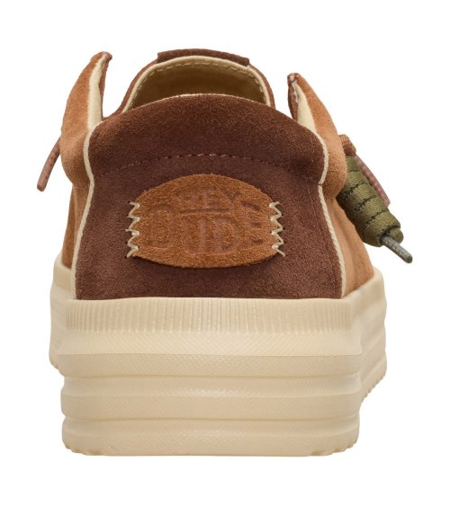 Hey Dude sneakers slip-on in camoscio