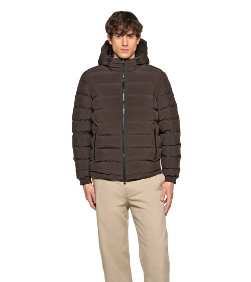 Geox cappotto trapuntato cappuccio