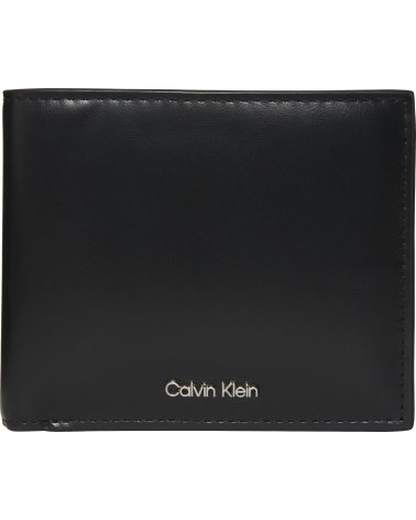 Calvin Klein billetera delgada de piel