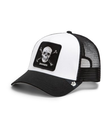 Goorin Bros trucker hat skull Danger