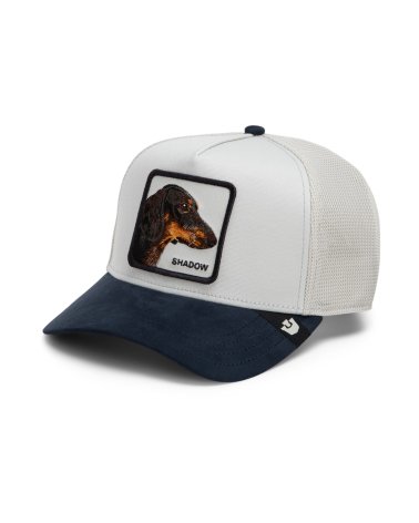 Goorin Bros cappello trucker Shadow con cane ricamato