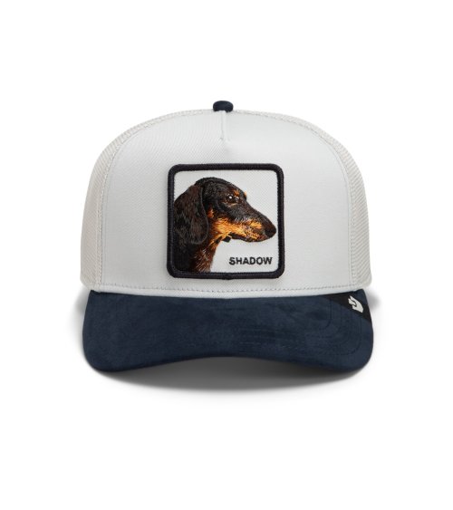 Goorin Bros cappello trucker Shadow con cane ricamato