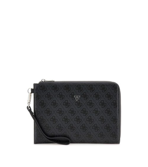 Guess pochette con manico e chiusura zip