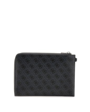 Guess pochette con manico e chiusura zip