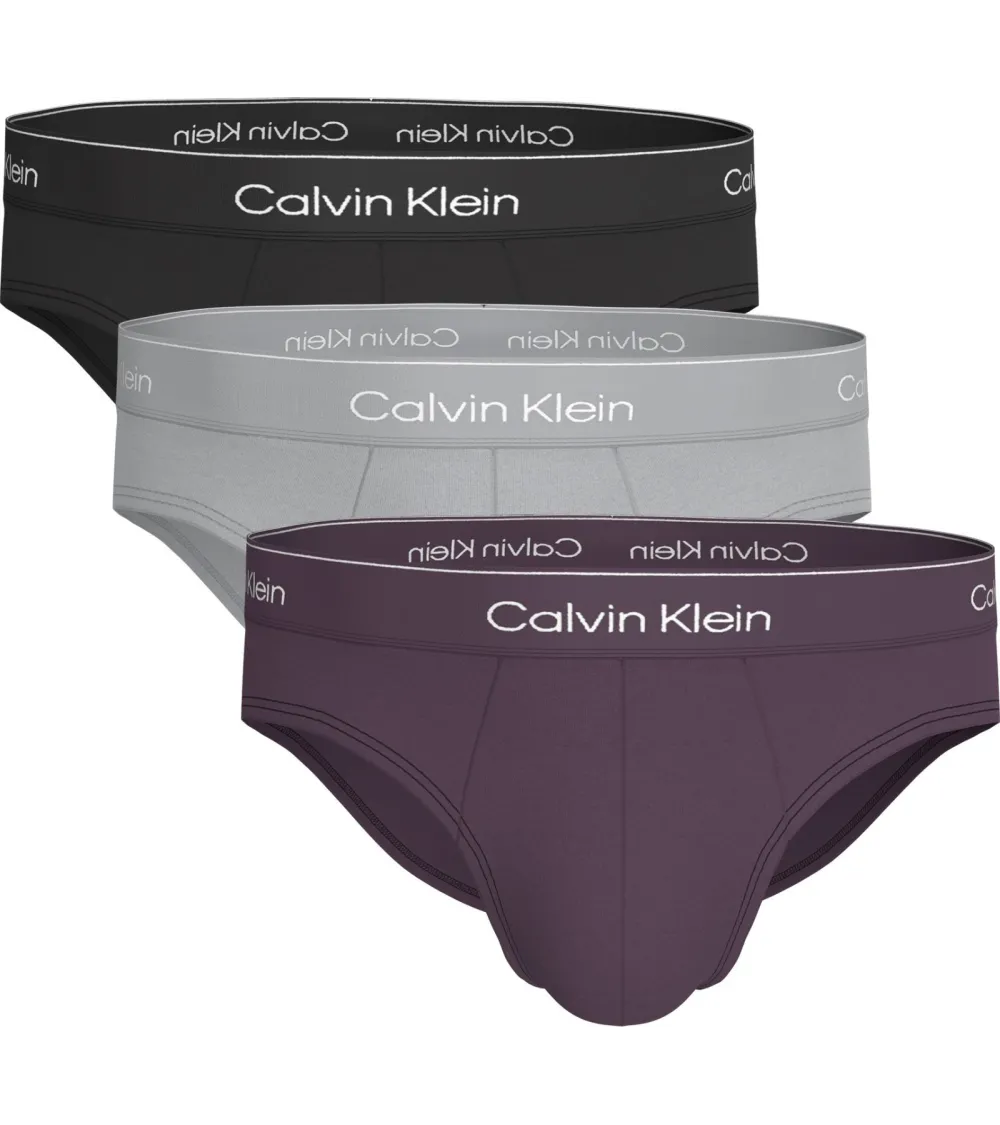 Calvin Klein Icon Cotton Stretch Hip Briefs 3-Pack | Fuix