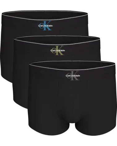 Calvin Klein Graphic Monogram Cotton Stretch Bóxers Pack de 3 | Fuix
