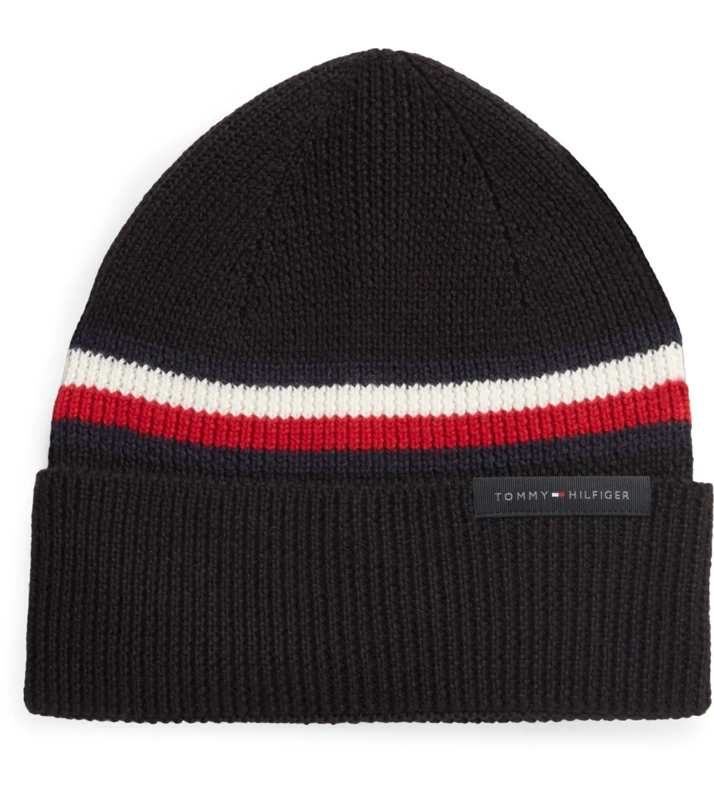 Gorro de punto Tommy Hilfiger con vuelta
