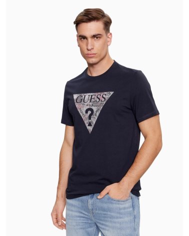 Guess T-Shirt mit kurzen Ärmeln und Druck