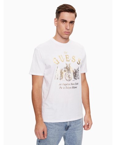 Guess T-shirt with front triangular graphic