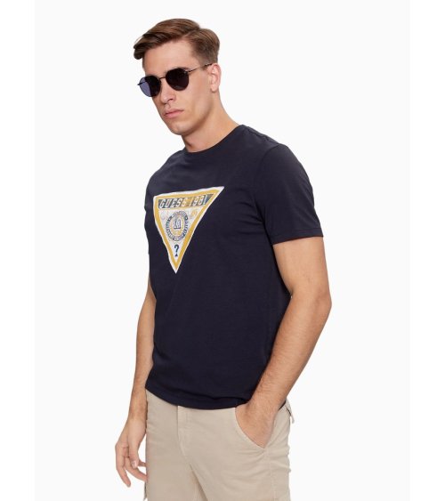 Guess T-Shirt mit dreieckiger Frontgrafik