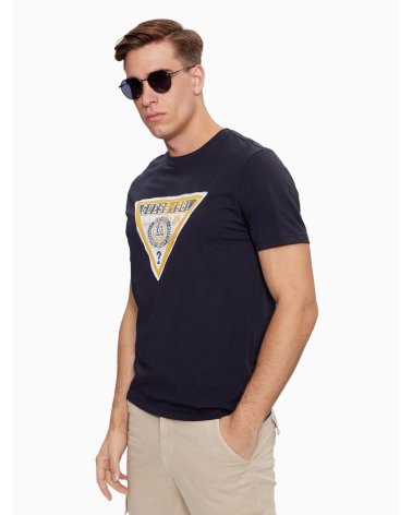 Guess T-Shirt mit dreieckiger Frontgrafik