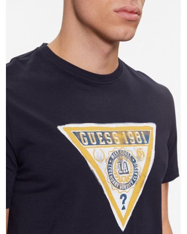 Guess T-Shirt mit dreieckiger Frontgrafik