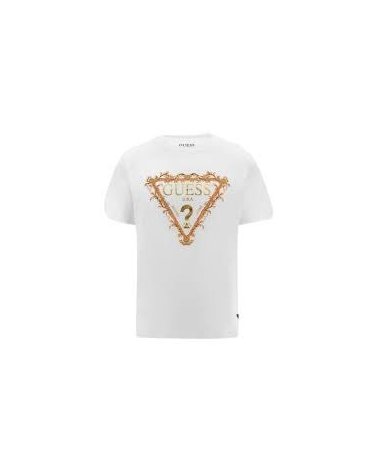 T-shirt Guess con logo centrale
