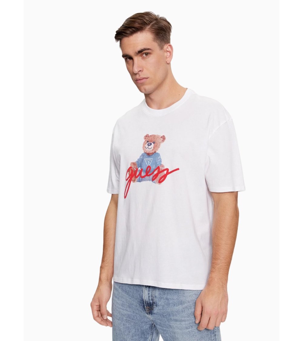 Guess T-Shirt mit Bärenprint kurzarm