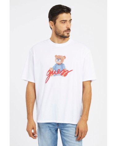 Guess T-Shirt mit Bärenprint kurzarm