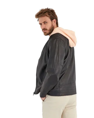 Faux leather coat Guess