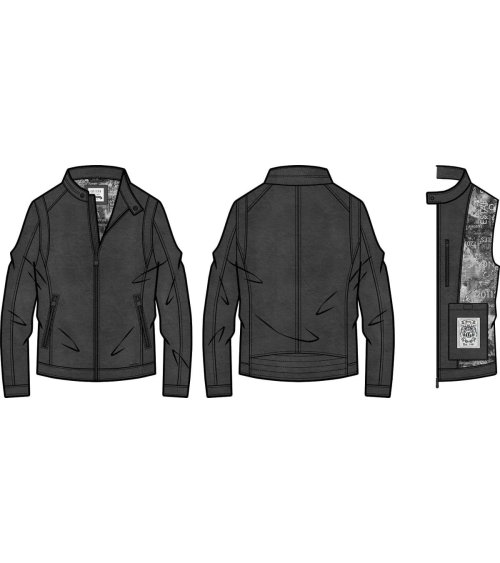 Manteau en simili cuir Guess