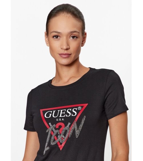 Camiseta Guess logo triangular