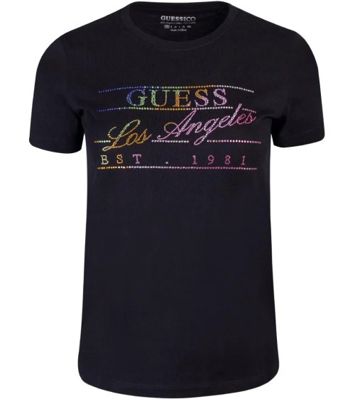 Guess Rainbow T-Shirt kurzärmlig