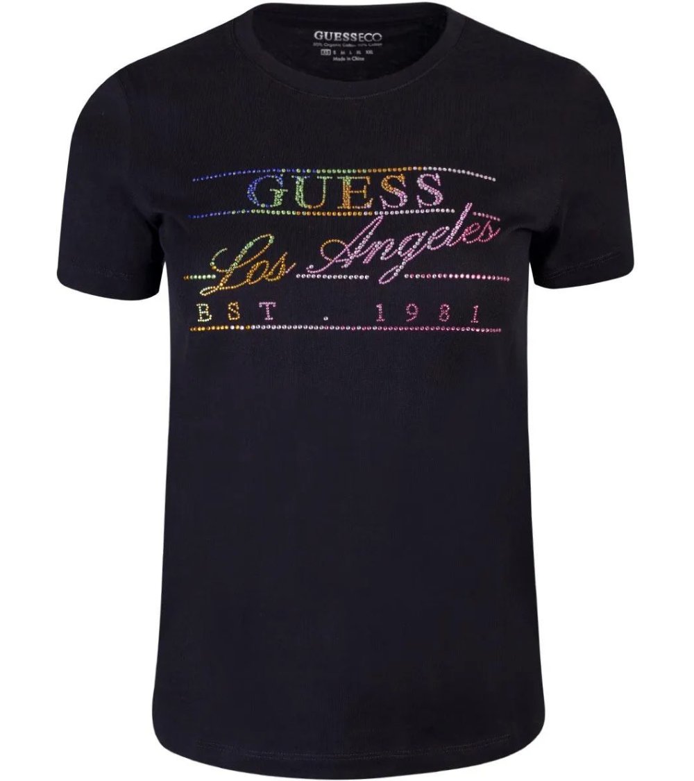 Guess Rainbow T-Shirt kurzärmlig