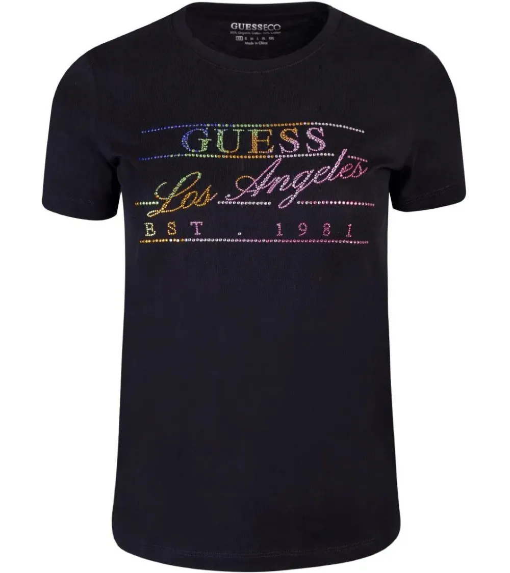 Guess Rainbow T-Shirt short sleeve