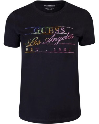 Guess Rainbow T-Shirt kurzärmlig