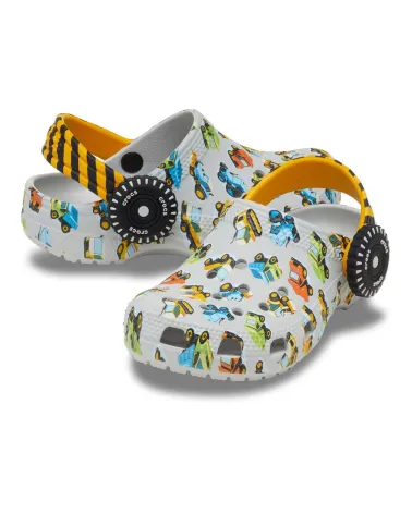 Crocs chanclas gráfico de vehículos