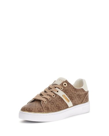 Guess low sneakers Britz with logo and laces