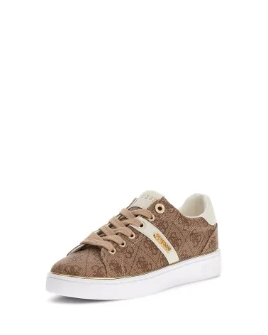 Guess low sneakers Britz with logo and laces