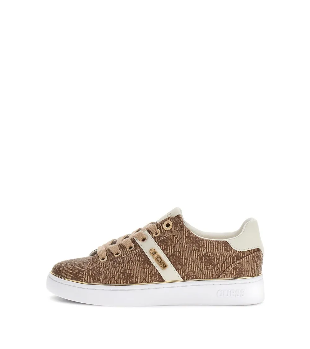Guess zapatillas bajas Britz con logo y cordones