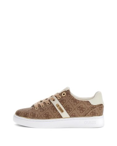 Guess low sneakers Britz with logo and laces