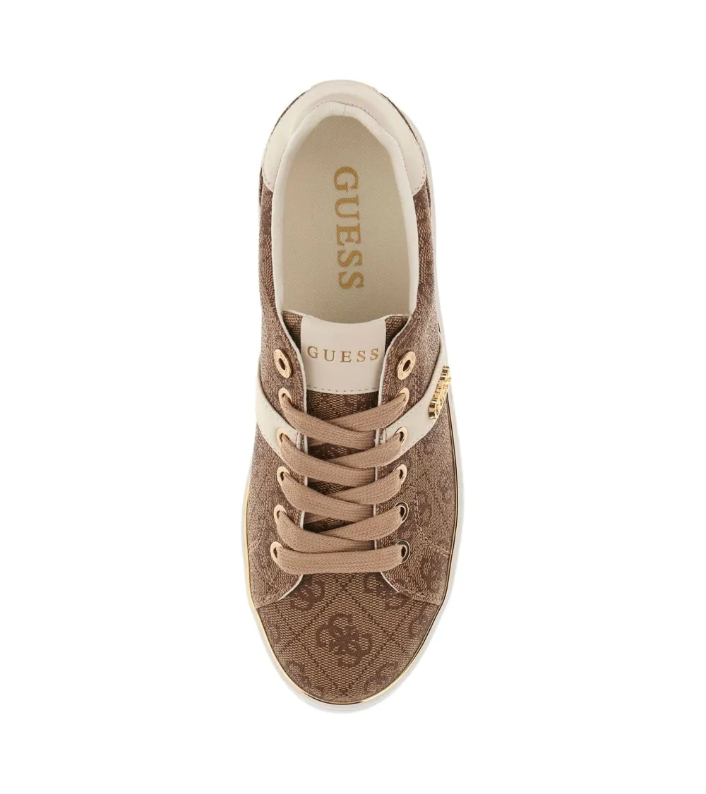 Guess zapatillas bajas Britz con logo y cordones