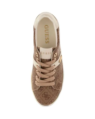 Guess low sneakers Britz with logo and laces