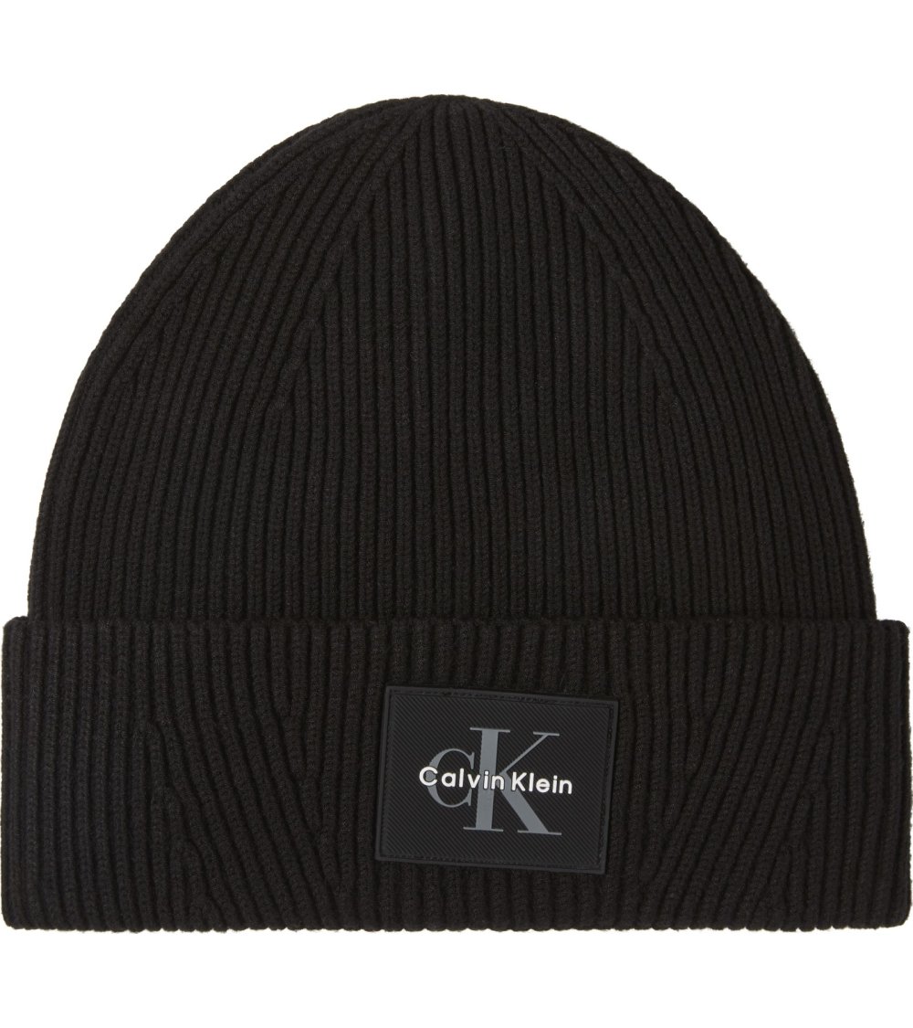 Calvin Klein Bonnet Côtelé Logo