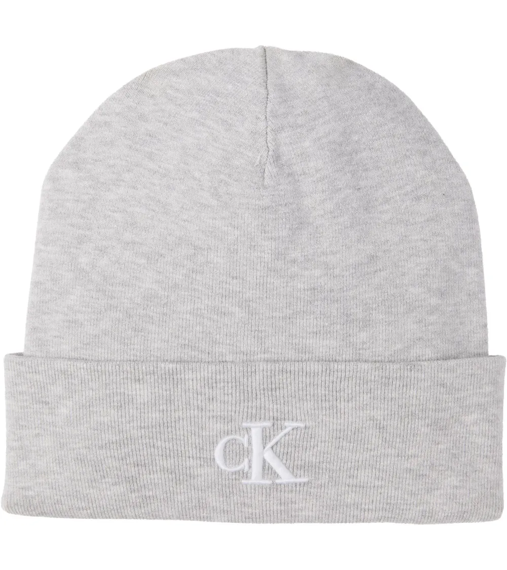 Calvin Klein Strickmütze mit gesticktem Logo