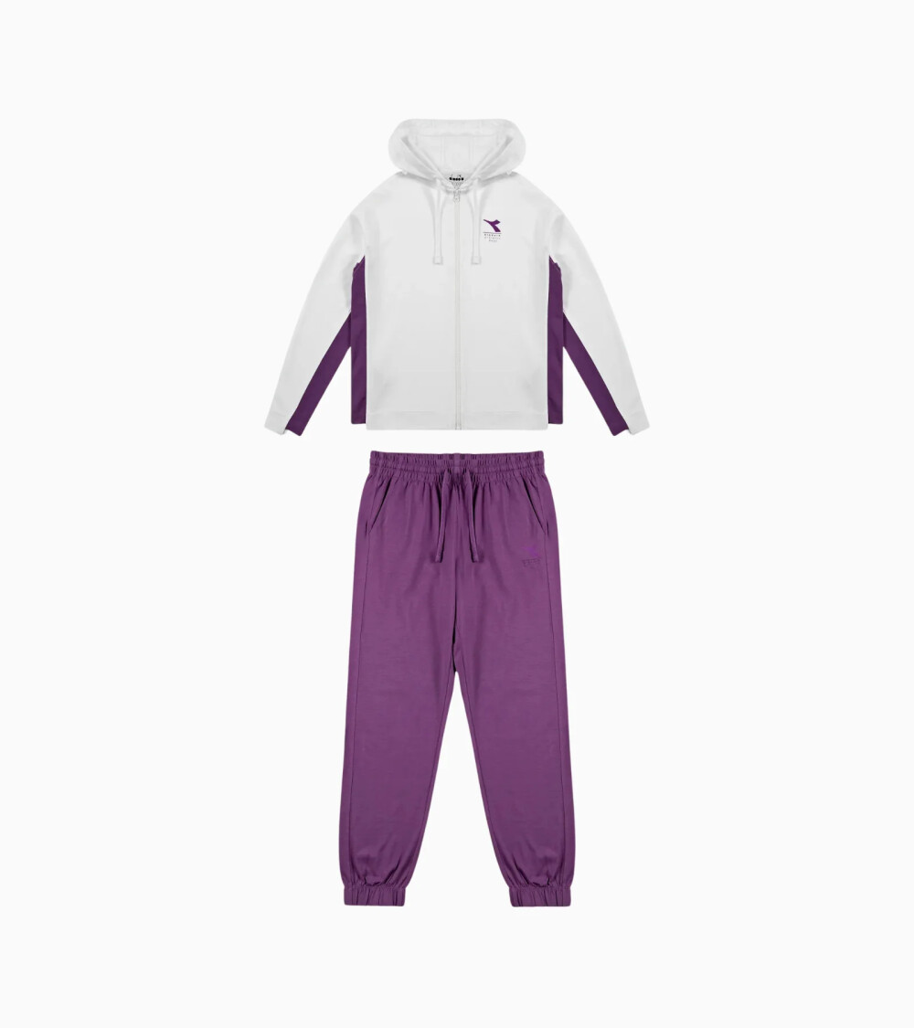 Chándal Diadora con Capucha y Cremallera
