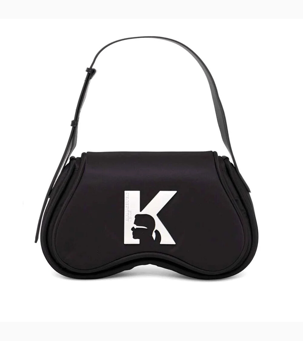 Karl Lagerfeld sac à épaule avec fermeture éclair